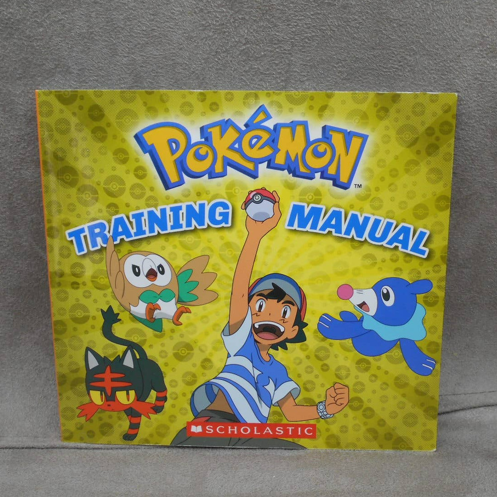 2018 Pokémon Training Manual Paperback Scholastic First Printing